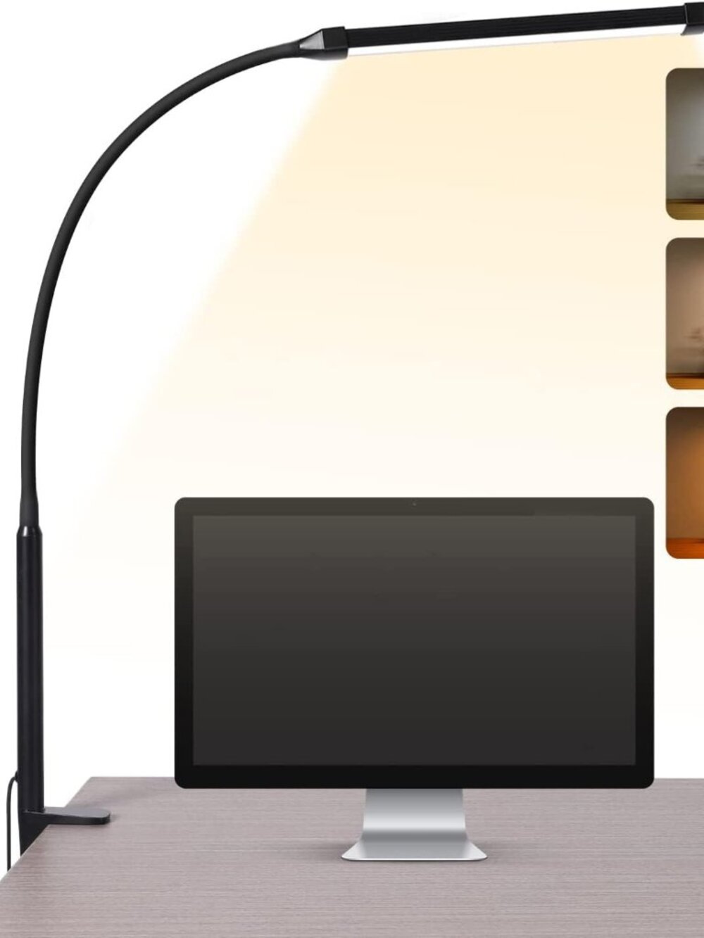 Voncerus LED Desk Lamp with Clamp